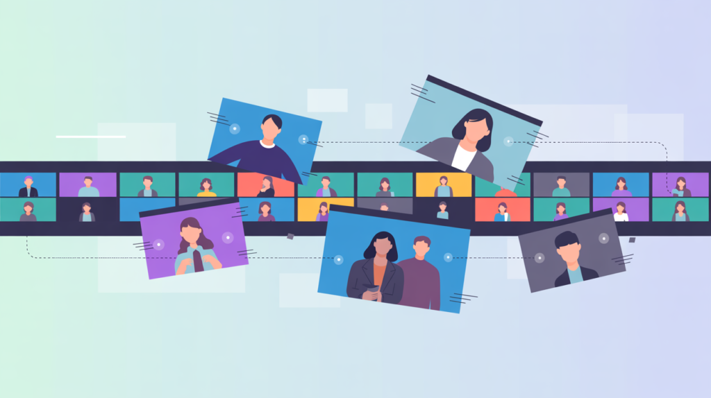 Video moderation by frame sampling